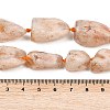 Raw Rough Heated Natural Citrine Beads Strands G-A305-A01-01-5