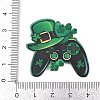 Saint Patrick's Day Opaque Printed Acrylic Pendants OACR-A045-05A-3