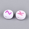 Opaque Acrylic Enamel Beads SACR-Q001-06-4