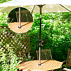 6Pcs 2 Colors PVC Patio Table Umbrella Hole Ring Plug and Caps FIND-FH0016-74-5