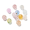 Frosted Transparent Acrylic Beads OACR-F013-12-1