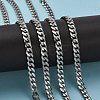 Men's Jewelry Making 201 Stainless Steel Curb Chains CHS-A003B-1.8mm-6