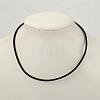 Cowhide Leather Necklace Making X-AJEW-JW00001-03-2