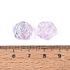 Electroplate Transparent Glass Beads Strands EGLA-N056-02A-03-4
