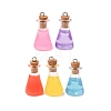 Transparent Resin Pendants RESI-K048-04-1