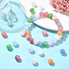 100Pcs 11 Colors Resin Imitation Cat Eye Beads FIND-CJ0003-15-6