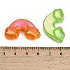 UV Plating Opaque Acrylic Beads AC-CBAEEF4-12-3