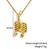 Halloween 304 Stainless Steel Pendant Necklaces WG7BF66-02-2
