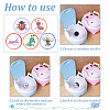 Round Dot PVC Potty Training Toilet Color Changing Stickers DIY-WH0488-31C-6