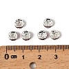 Brass Grade A Rhinestone Spacer Beads RB-A014-Z6mm-21S-3