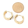 Brass Micro Pave Cubic Zirconia Hoop Earrings EJEW-H152-01C-G-5