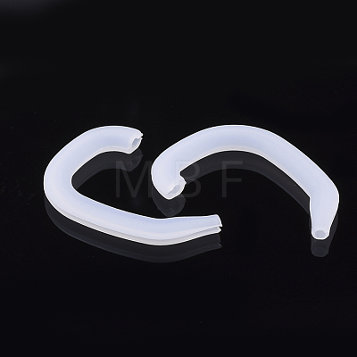 Reusable Silicone Ear Hook AJEW-S075-01D-1