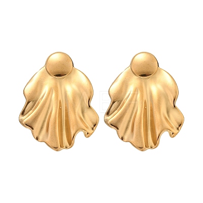 304 Stainless Steel Studs Earrings for Women EJEW-K306-25G-1