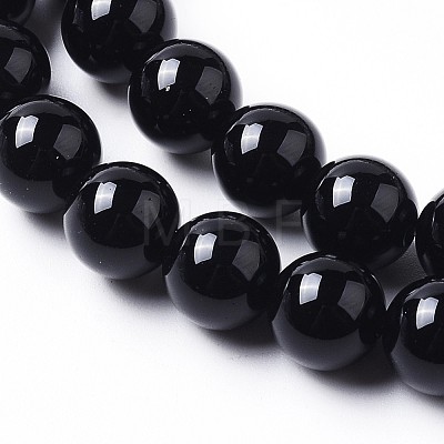 Natural Agate Beads Strands G-I261-B02-8mm-1