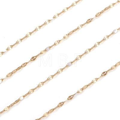 Handmade 304 Stainless Steel Dapped Chains CHS-D026-16I-G-1