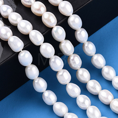Natural Cultured Freshwater Pearl Beads Strands PEAR-N012-06J-1