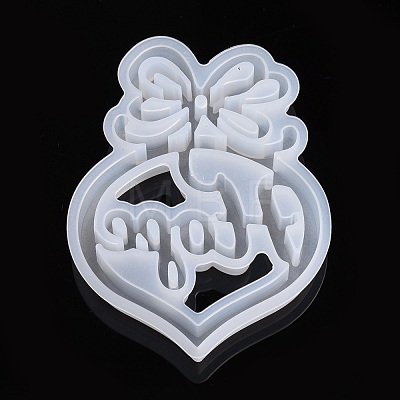 DIY Heart with Word Hope Silicone Molds DIY-L021-66-1