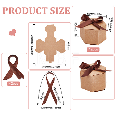 Brown Paper Gift Boxes CON-WH0084-46-1