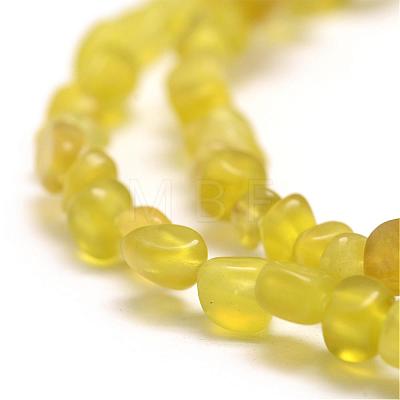 Natural Korea Olive Jade Beads Strands G-F465-39-1