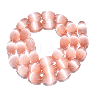 Dyed Natural Selenite Beads Strands G-T138-233I-1