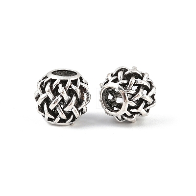 Alloy European Beads PALLOY-S079-011AS-1