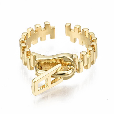 Brass Cuff Rings RJEW-Q161-012-NF-1