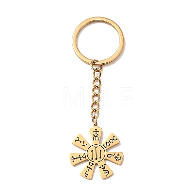 304 Stainless Steel Keychains KEYC-Z011-01G-1