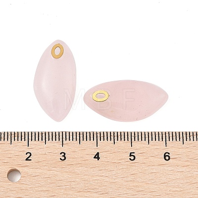 Natural Rose Quartz Pendants STAS-P380-80G-02-1