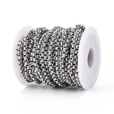Brass Ring Link Chains CHC-T018-35P-1