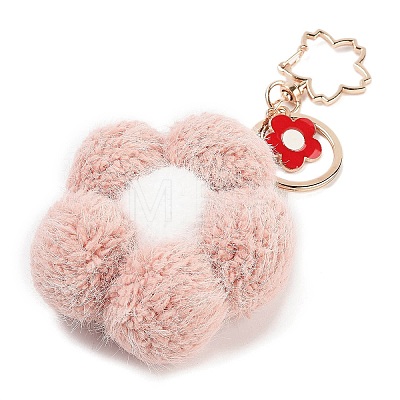 Flower Plush Pendant Keychain KEYC-F039-05-1