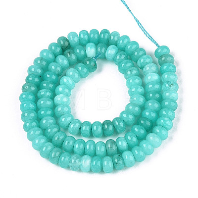 Dyed Natural White Jade Beads Strands G-T139-59A-10-1