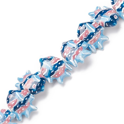 Handmade Porcelain Beads X1-PORC-G002-54F-1