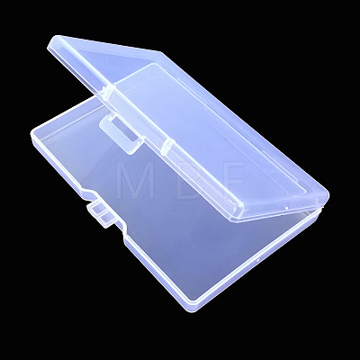 Transparent Plastic Storage Box CON-WH0070-13A-1