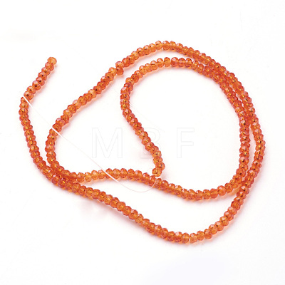 Glass Beads Strands GLAA-F003-B01-1