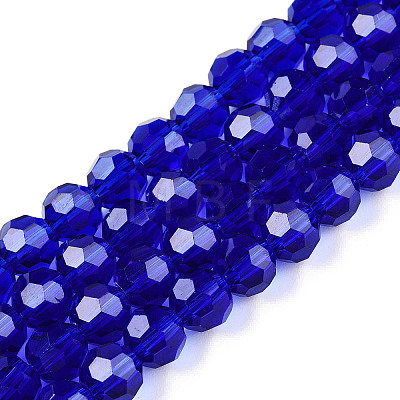 Transparent Glass Beads EGLA-A035-T8mm-D06-1