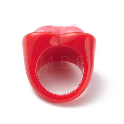 Cute 3D Resin Finger Ring RJEW-JR00538-03-1