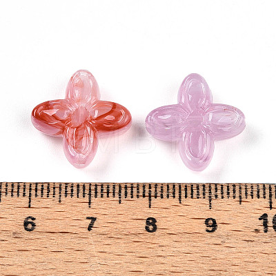 Transparent Acrylic Beads TACR-T028-35E-1