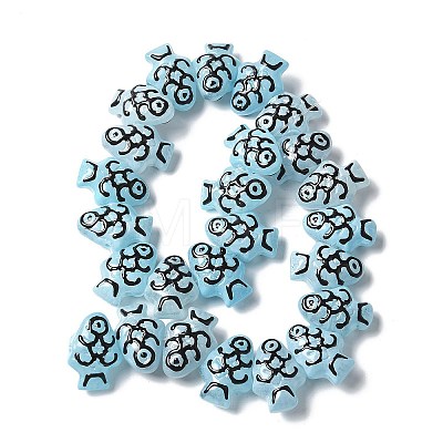 Baking Paint Glass Enamel Beads BLOW-D300-04B-1