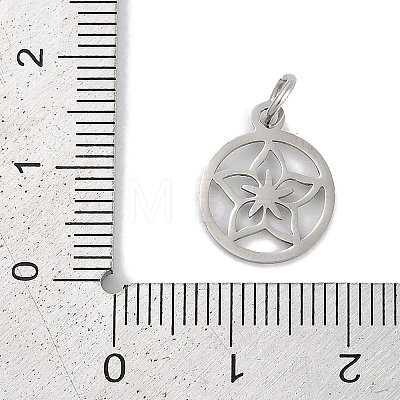 304 Stainless Steel Charms STAS-R135-11P-1