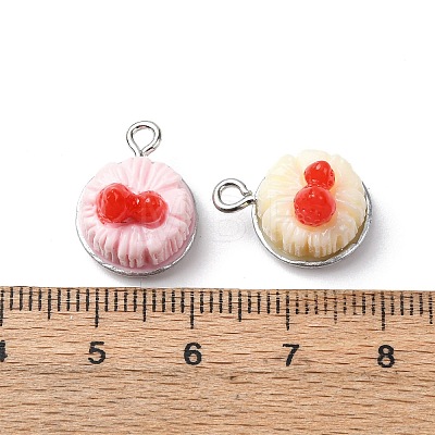 Opaque Resin Pendants RESI-A049-02-1