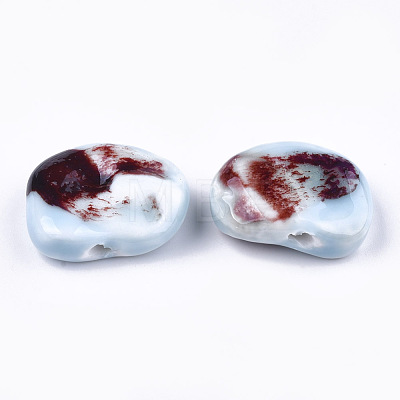 Handmade Porcelain Beads PORC-S498-34D-1