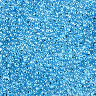 6/0 Baking Paint Transparent Glass Seed Beads SEED-N006-06L-1