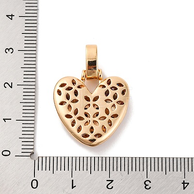 Brass Micro Pave Cubic Zirconia Pendants KK-C076-29V-G02-1
