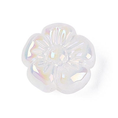 UV Plating Opaque Acrylic Beads OACR-N161-08A-1