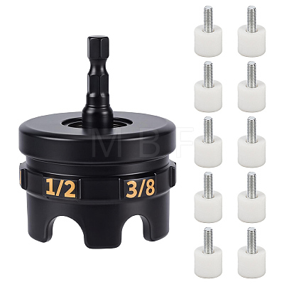 Aluminium Nut Zipper Drill Attachment Socket Wrench Tool FIND-WA0001-24-1
