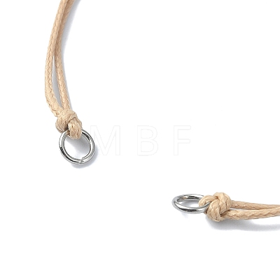 Adjustable Eco-Friendly Korean Waxed Polyester Cord Bracelet Making AJEW-JB01195-02-1