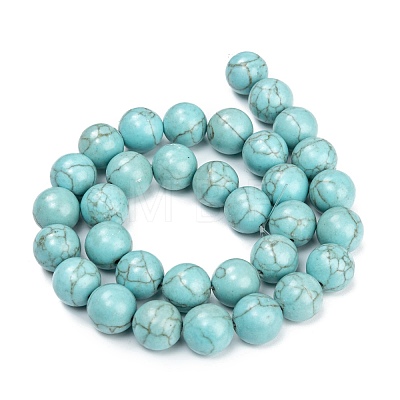Synthetic Turquoise Beads Strands G-C180-02D-1