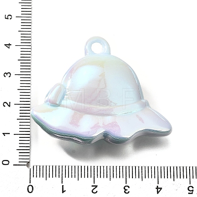 UV Plating Acrylic Pendants OACR-S043-09D-1