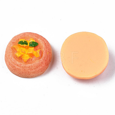 Opaque Epoxy Resin Cabochons CRES-S358-72-1