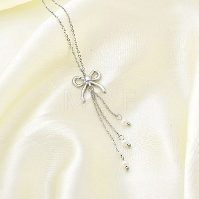 304 Stainless Steel Pendant Necklace NJEW-K255-21P-1